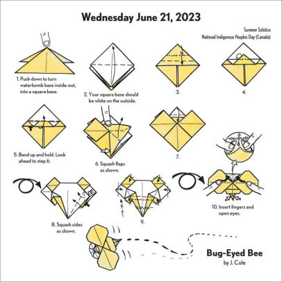 Easy Origami 2023 Fold-A-Day Calendar by Jeff Cole, Calendar (Box