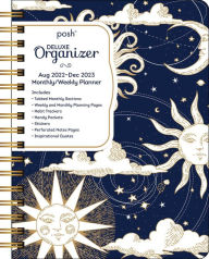 Download free ebooks online Posh: Deluxe Organizer 17-Month 2022-2023 Monthly/Weekly Hardcover Planner Calen: Sun & Moon 9781524873707