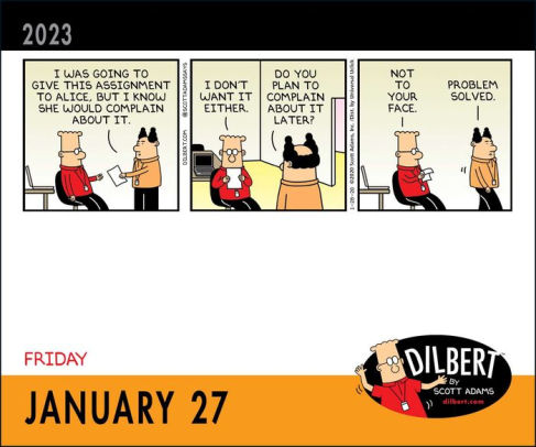 Dilbert 2023 Day To Day Calendar 2023 Dilbert 2023 Day-To-Day Calendar By Scott Adams, Scott | Barnes &  Noble®