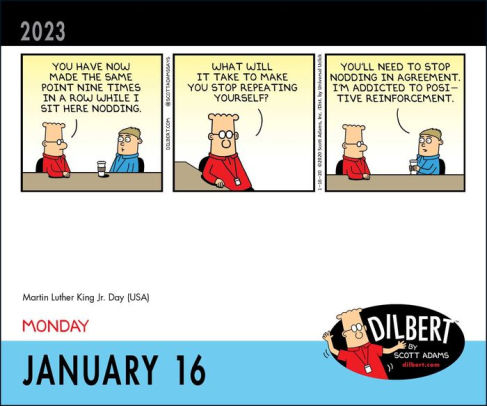 Dilbert Calendar 2023 2023 Dilbert 2023 Day-To-Day Calendar By Scott Adams, Scott | Barnes &  Noble®