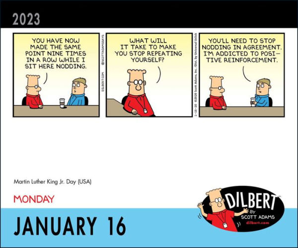 2023 Dilbert 2023 DaytoDay Calendar by Scott Adams, Scott Barnes