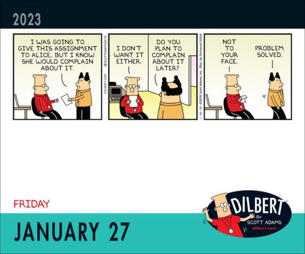 Barnes & Noble 2023 Dilbert 2023 DaytoDay Calendar The Summit