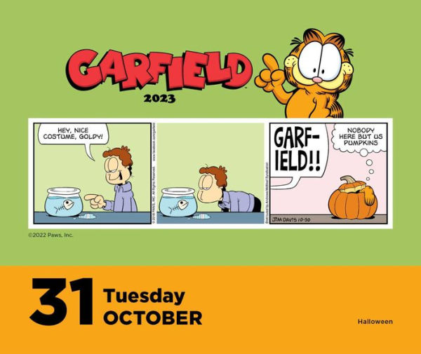 Garfield 2023 Day To Day Calendar 2023 Printable Calendar