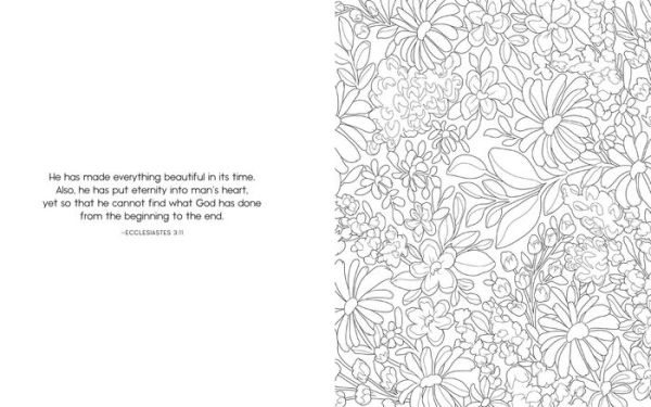 Scriptures and Florals Coloring Book