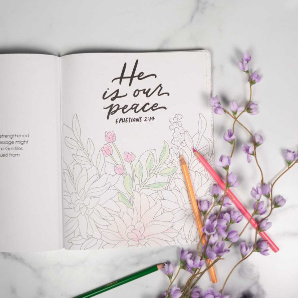Scriptures and Florals Coloring Book