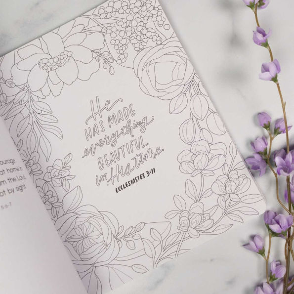 Scriptures and Florals Coloring Book