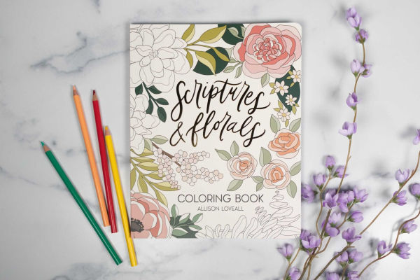 Scriptures and Florals Coloring Book