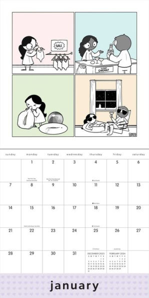 Catana Comics: Little Moments of Love 2024 Wall Calendar