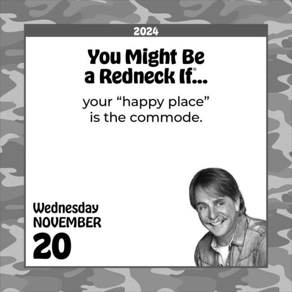 Jeff Foxworthy's You Might Be a Redneck If... 2024 DaytoDay Calendar