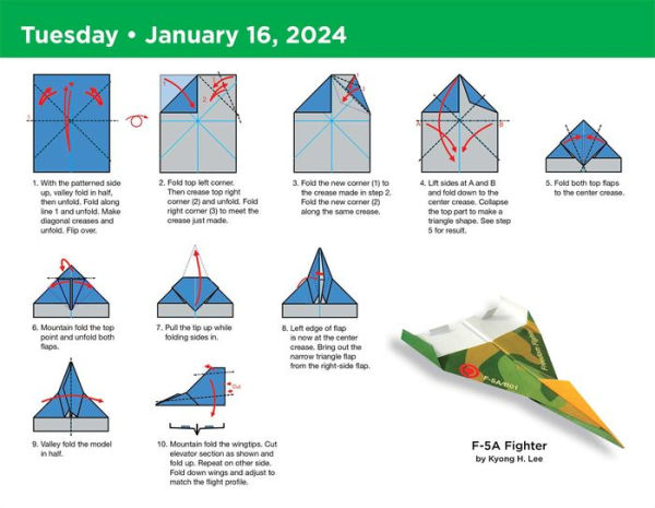 The Paper Airplane Book & Kit Fold and Fly Barnes And Noble NEW