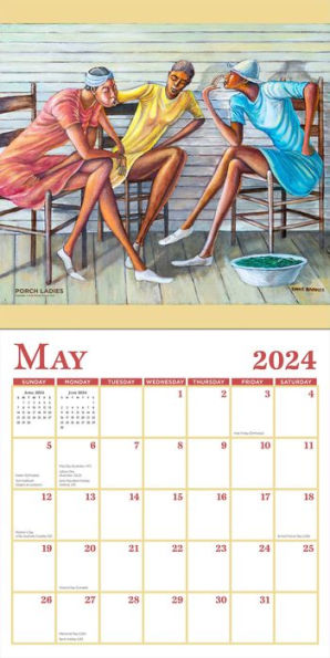 Ernie Barnes 2024 Wall Calendar