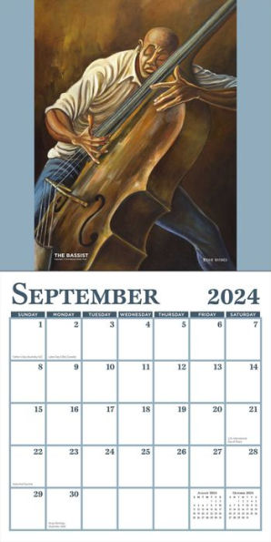 Ernie Barnes 2024 Wall Calendar