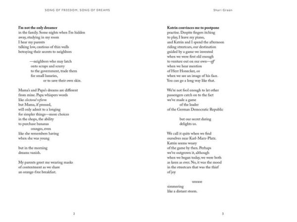 Song of Freedom, Song of Dreams