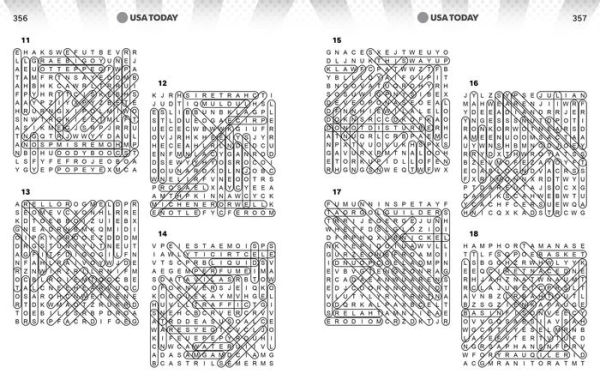 USA TODAY Large-Print Word Search: 350 Seriously Fun Puzzles