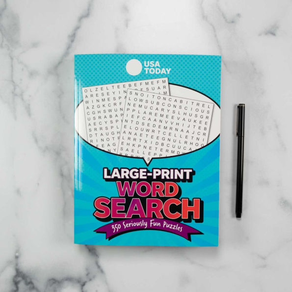 USA TODAY Large-Print Word Search: 350 Seriously Fun Puzzles