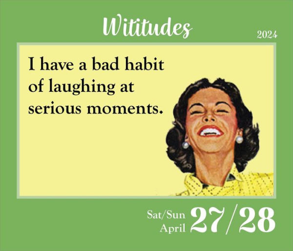 Wititudes 2024 DaytoDay Calendar Pretending to Be a Functioning