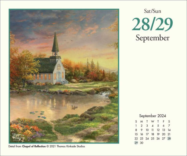 Thomas Kinkade Studios 2024 Day-to-Day Calendar