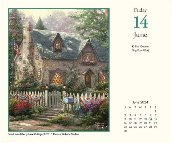 Thomas Kinkade Studios 2024 Day-to-Day Calendar