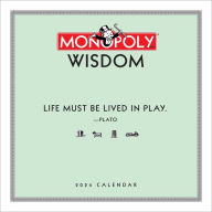 Title: Monopoly Wisdom 2024 Wall Calendar: Life Must Be Lived As Play