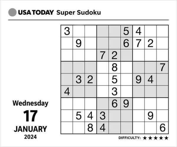 2024 Sudoku Puzzles Daily Desktop Calendar, TF Publishing