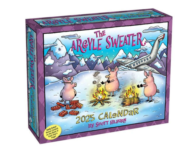 2025 Argyle Sweater Day-to-Day Calendar