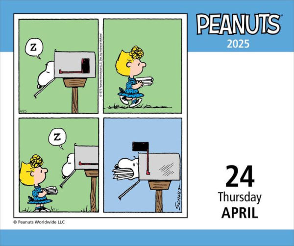 2025 Peanuts Day-to-Day Calendar by Peanuts Worldwide LLC, Charles M ...