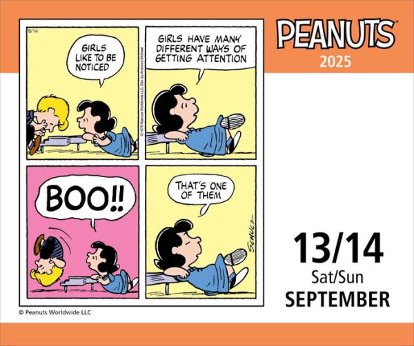 2025 Peanuts Day-to-Day Calendar by Peanuts Worldwide LLC, Charles M ...