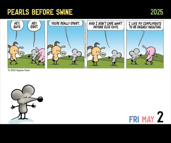 Pearls Before Swine 2025 DaytoDay Calendar by Stephan Pastis Barnes