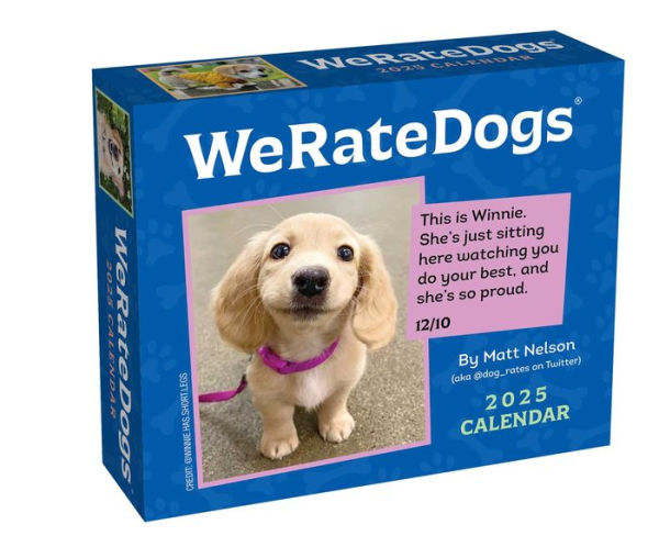 2025 WeRateDogs Day-to-Day Calendar