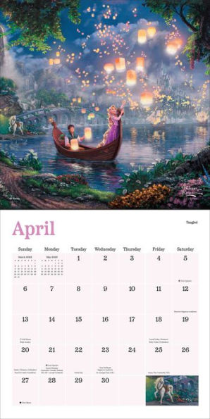 2025 Disney Dreams Collection by Thomas Kinkade Studios: Mini Wall Calendar