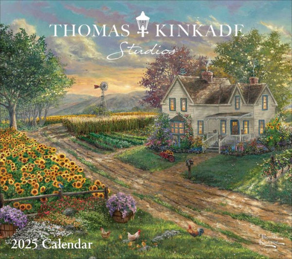 2025 Thomas Kinkade Studios Deluxe Wall Calendar