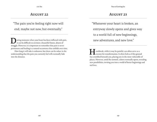 The Year of Letting Go: 365 Days Pursuing Emotional Freedom