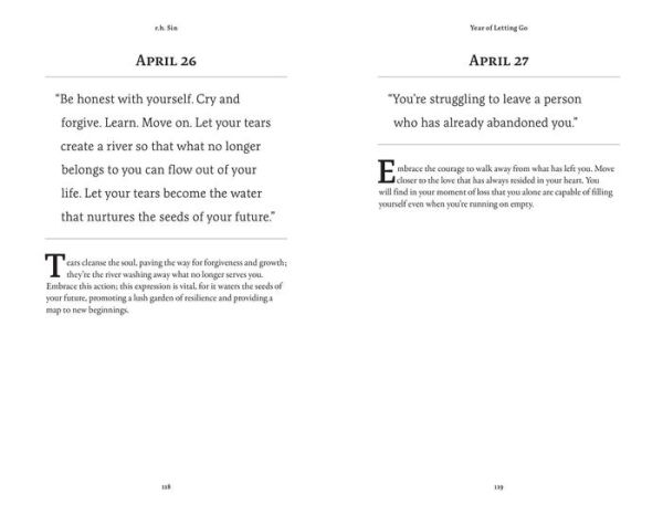 The Year of Letting Go: 365 Days Pursuing Emotional Freedom