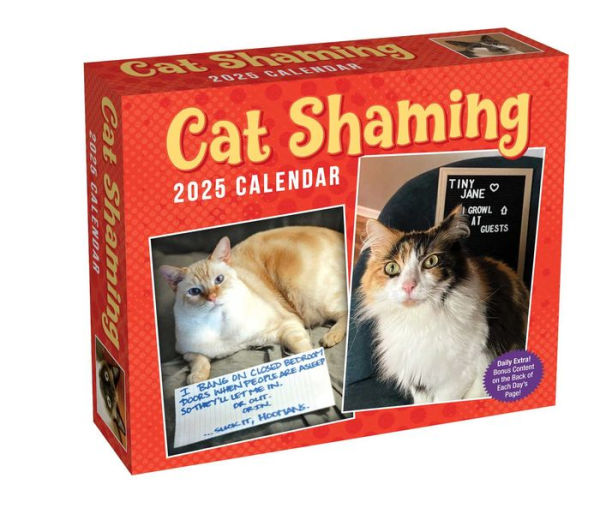 2025 Cat Shaming Day-to-Day Calendar