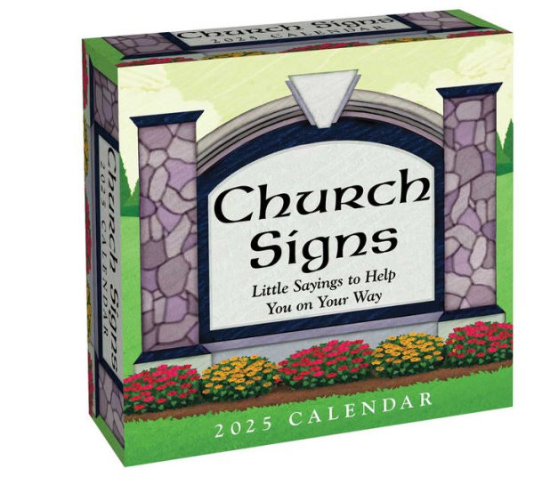 2025 Church Signs Day-to-Day Calendar