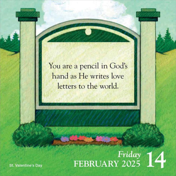 2025 Church Signs Day-to-Day Calendar