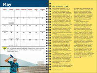 Alternative view 2 of The Complete Runner's Day-by-Day Log 12-Month 2025 Planner Calendar