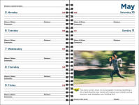 Alternative view 3 of The Complete Runner's Day-by-Day Log 12-Month 2025 Planner Calendar