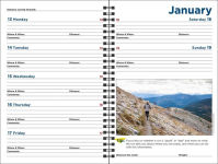 Alternative view 6 of The Complete Runner's Day-by-Day Log 12-Month 2025 Planner Calendar