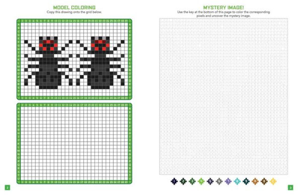 The Unofficial Minecraft Pixel Coloring Book: Volume 1