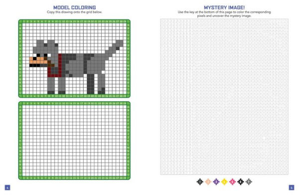 The Unofficial Minecraft Pixel Coloring Book: Volume 2