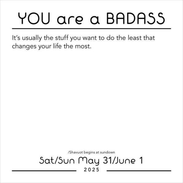 2025 You Are a Badass DaytoDay Calendar by Jen Sincero, Jen Barnes