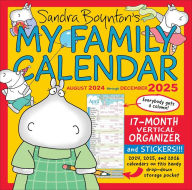 Title: Sandra Boynton's My Family Calendar 17-Month 2024-2025 Family Wall Calendar