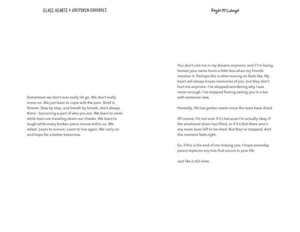 Glass Hearts & Unspoken Goodbyes: Poems of Healing and Hope