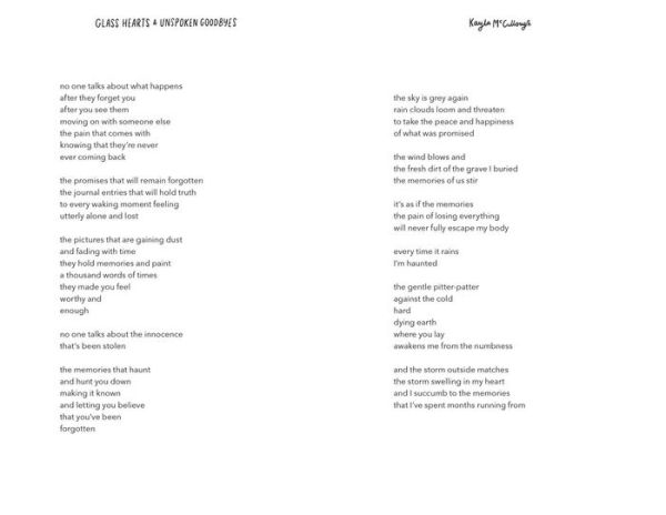Glass Hearts & Unspoken Goodbyes: Poems of Healing and Hope