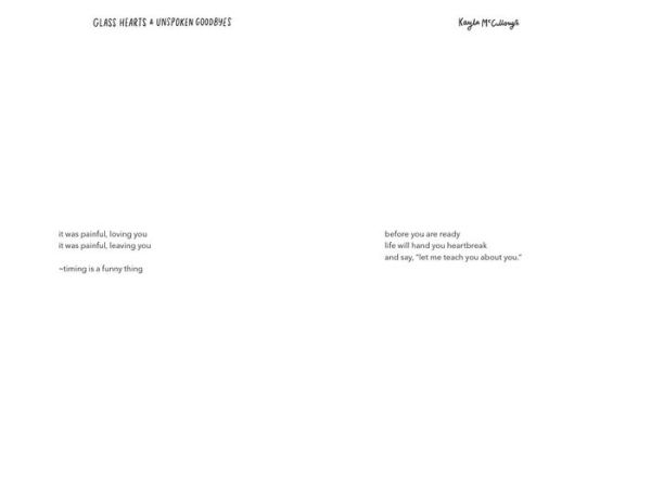Glass Hearts & Unspoken Goodbyes: Poems of Healing and Hope
