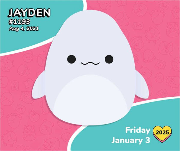 2025 Squishmallows Day-to-Day Calendar