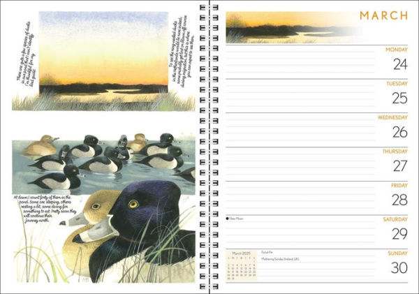 Marjolein Bastin Nature's Inspiration 12-Month 2025 Engagement Calendar