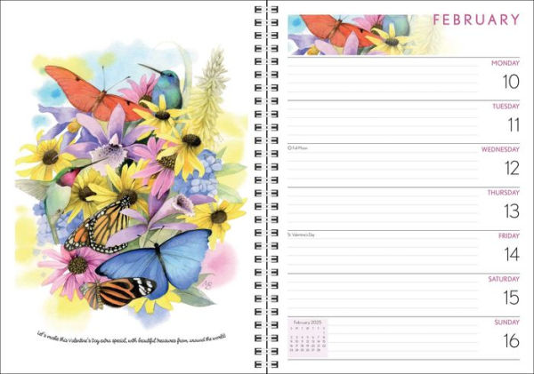 Marjolein Bastin Nature's Inspiration 12-Month 2025 Engagement Calendar