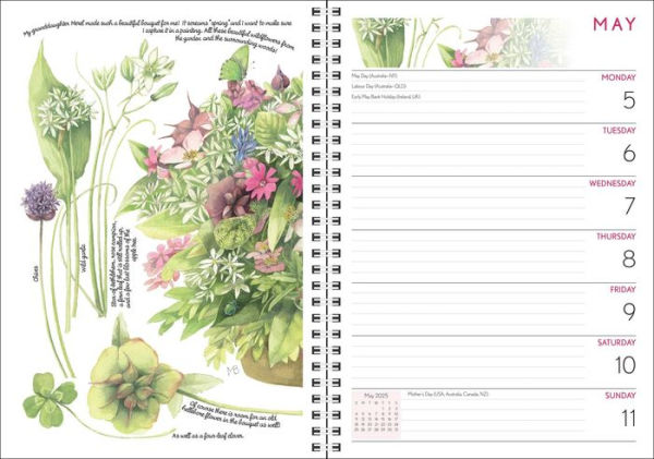 Marjolein Bastin Nature's Inspiration 12-Month 2025 Engagement Calendar